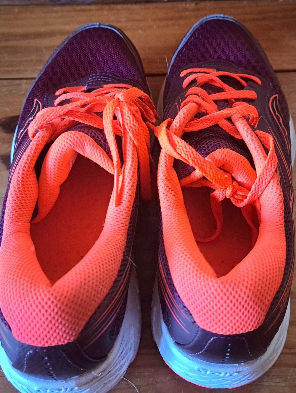 Saucony Cohesion 12 Running Shoes Sneakers Women's Size 8 Purple Coral S10471-9 - Picture 6 of 12